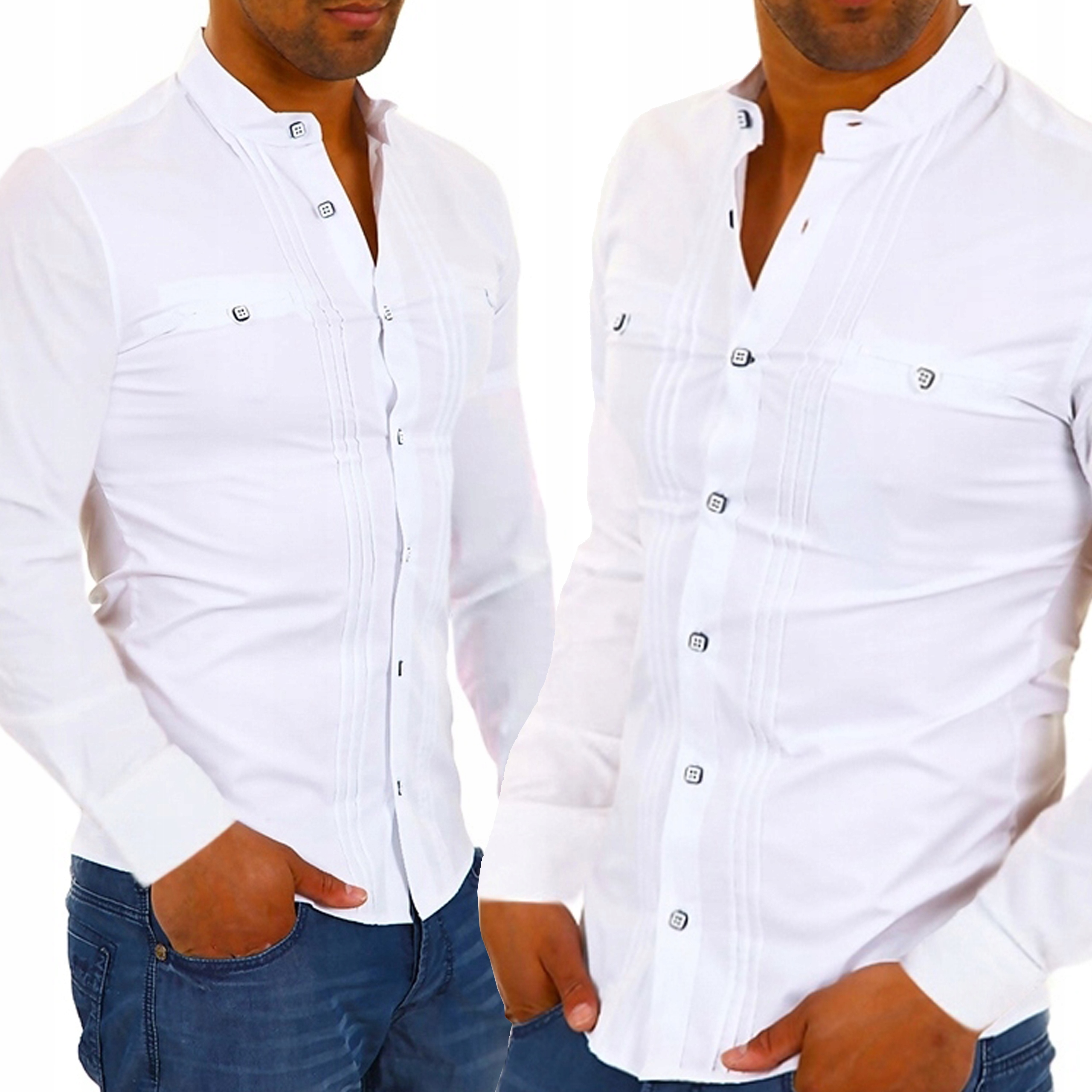 Pánská Košile Casual Se Stojáčkem Denní Hladká Novinka