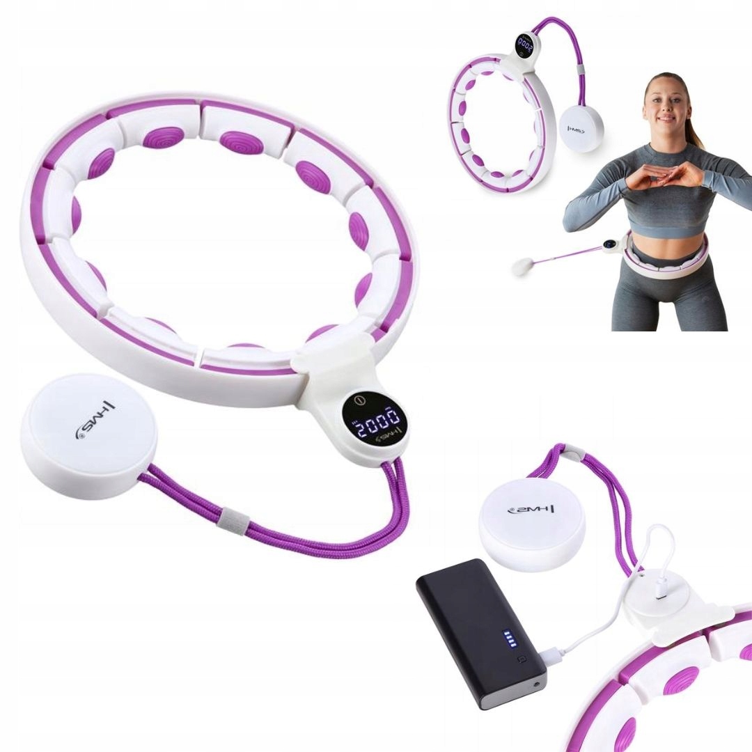 Hula hoop magnetické počítadlo závaží pro kardio trénink Hms