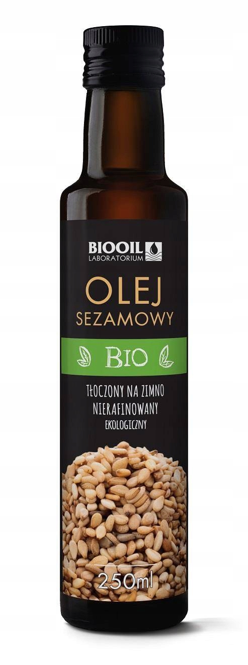 Sezamový Olej Lisovaný Za Studena Bio 250 ml Biooil