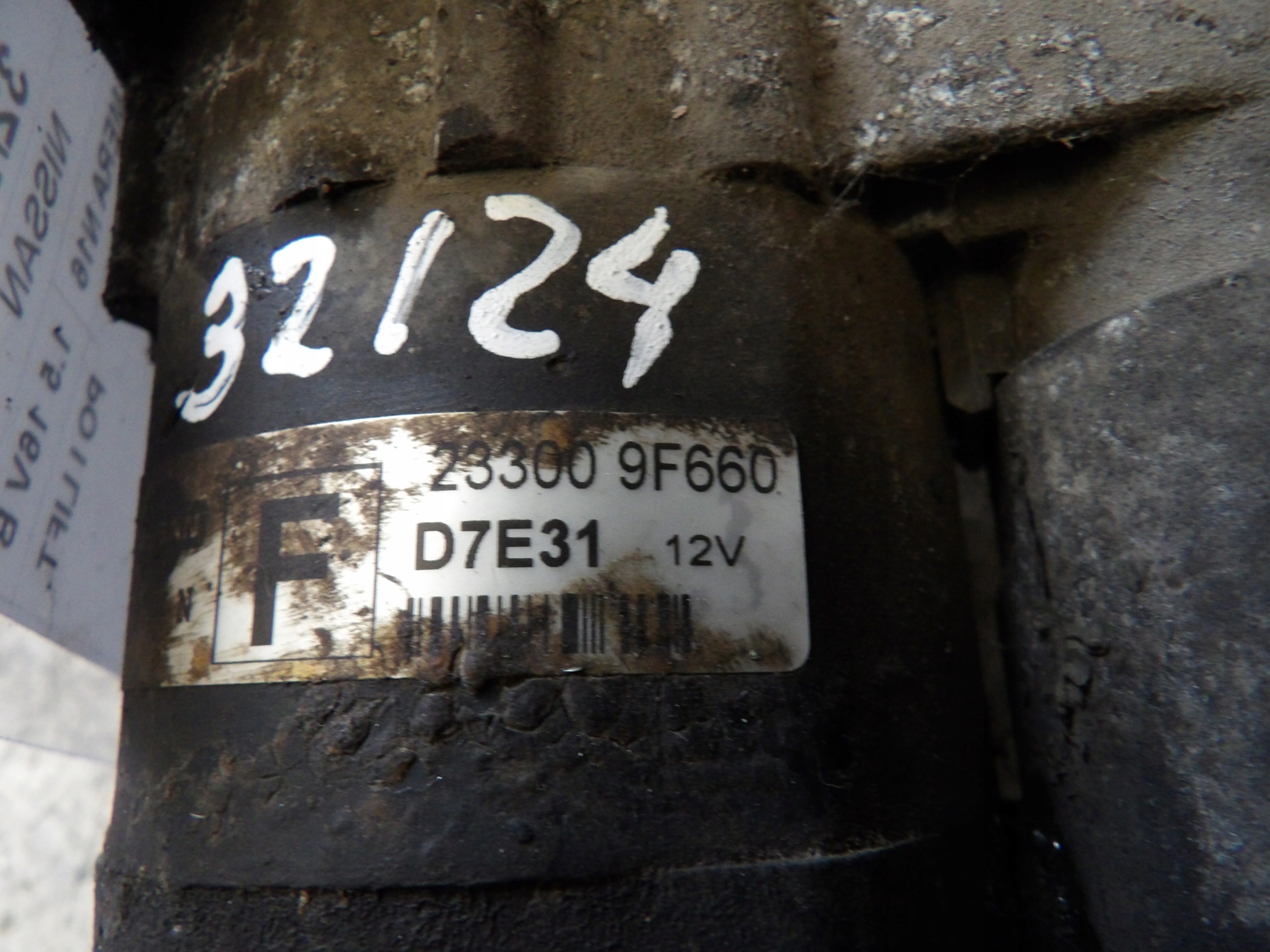 Nissan Almera 1,5B 16V starter 233009F660