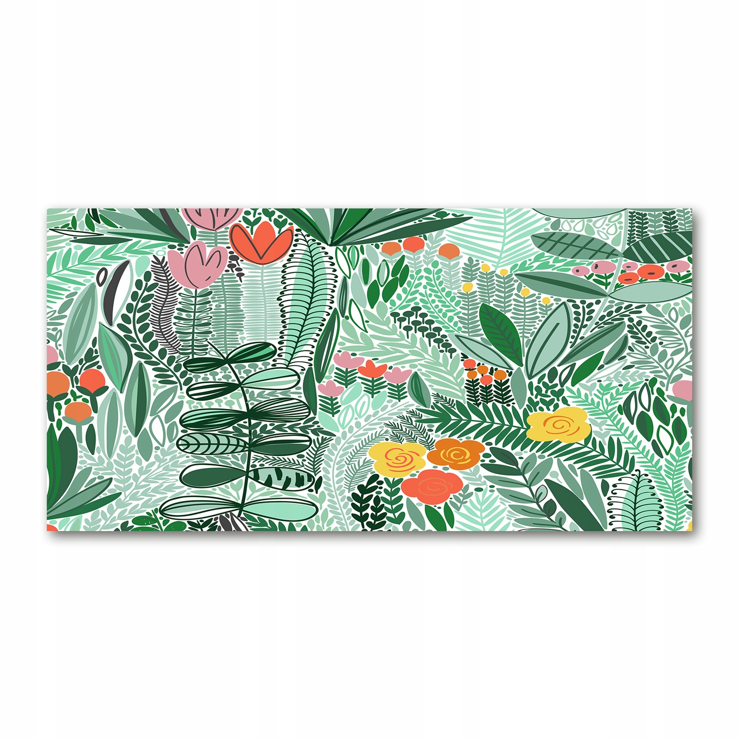 

Foto obraz akryl zdjęcie Kwiecisty wzór 120X60 cm