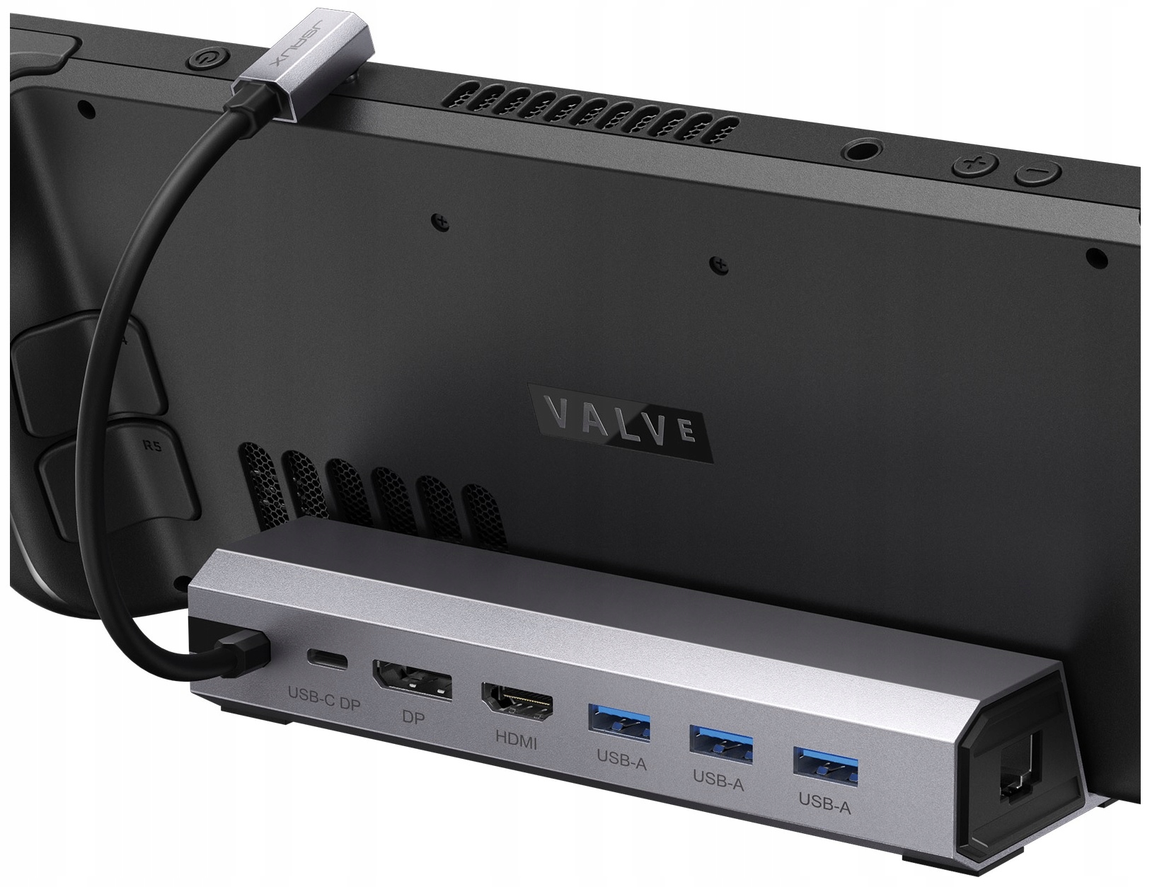 JSAUX HUB USB-C HDMI DisplayPort 4K 60Hz USB-C PD Stan opakowania oryginalne