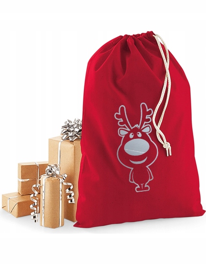 

worek Mikołaja czerwony Duży XL 49x75 na prezenty