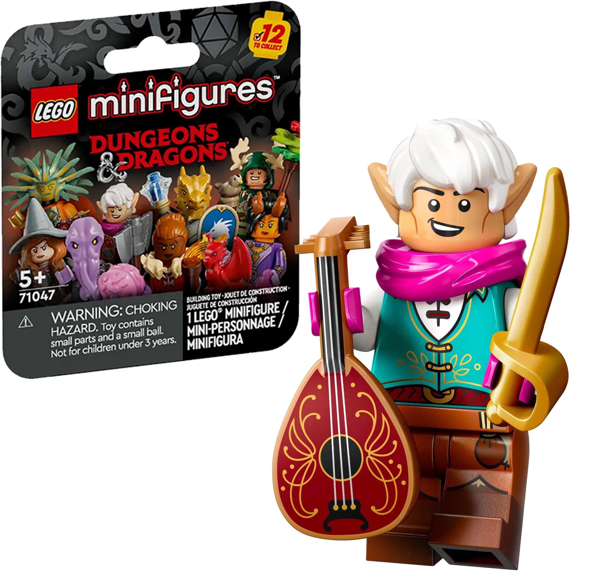 Lego Minifigures Dungeons & Dragons 71047-9 Elf Bard