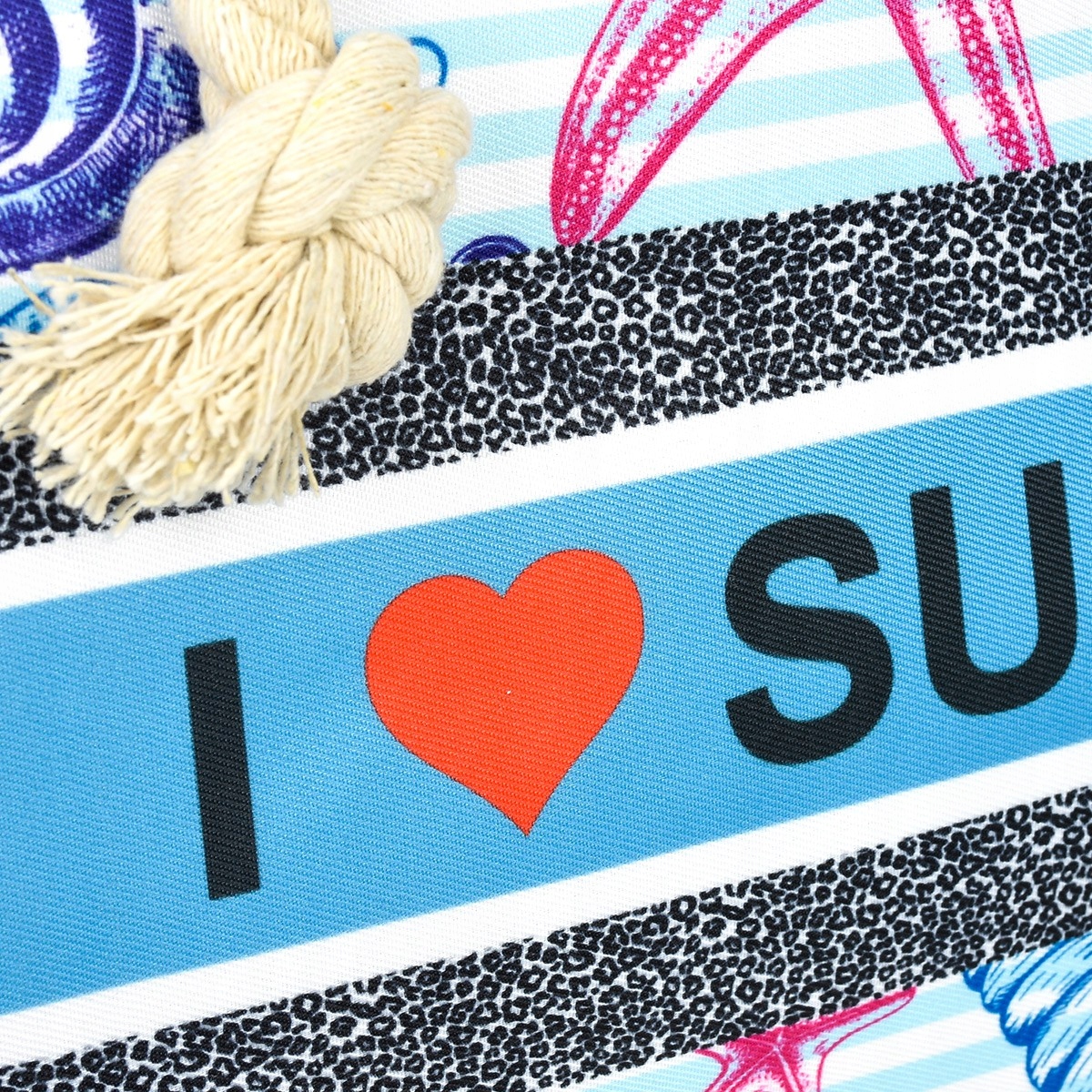 Pojemna torba plażowa na plażę torebka lekka Model Tor730