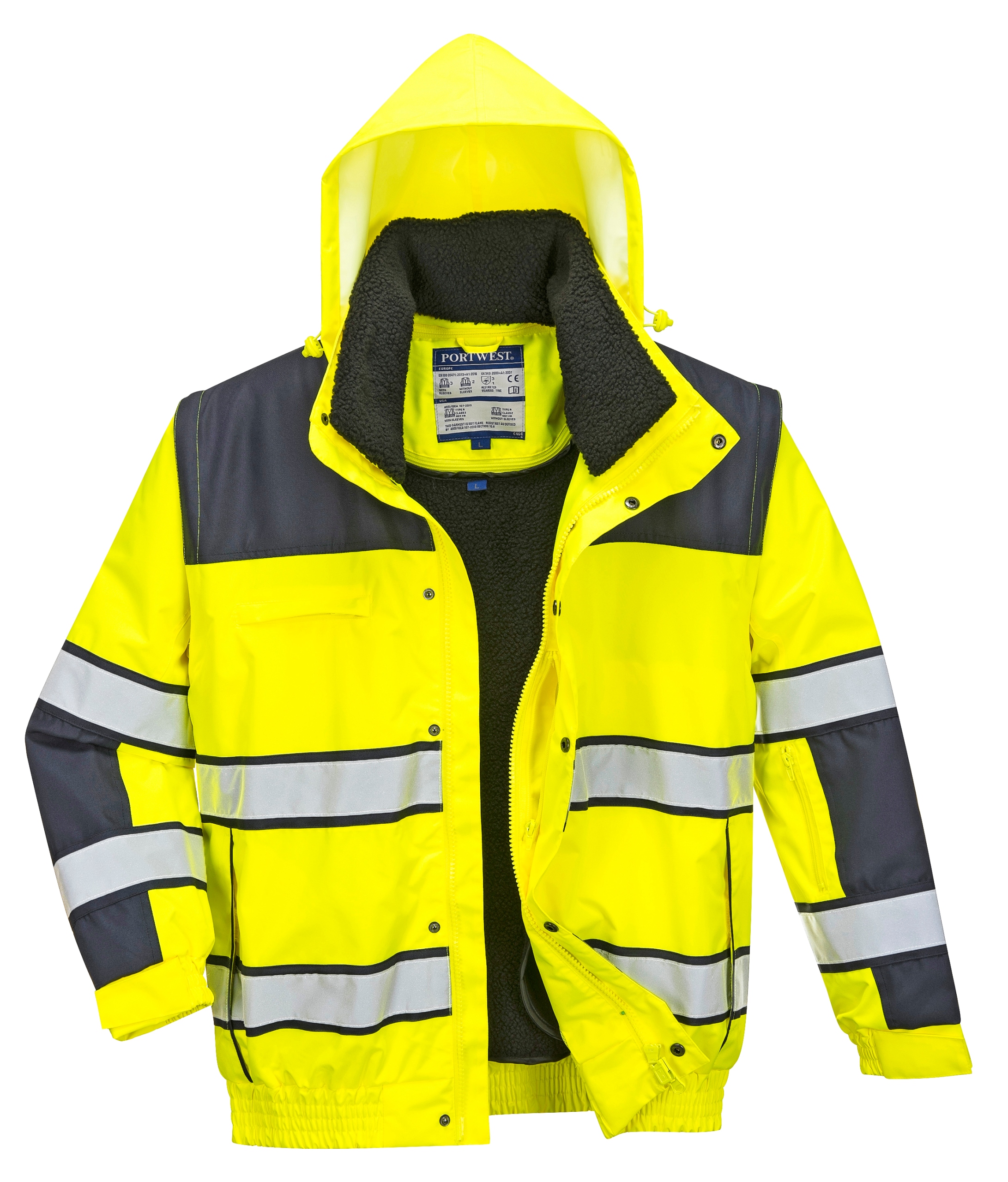 Výstražná bunda Bomber Portwest C466 Ynr vel. 3XL