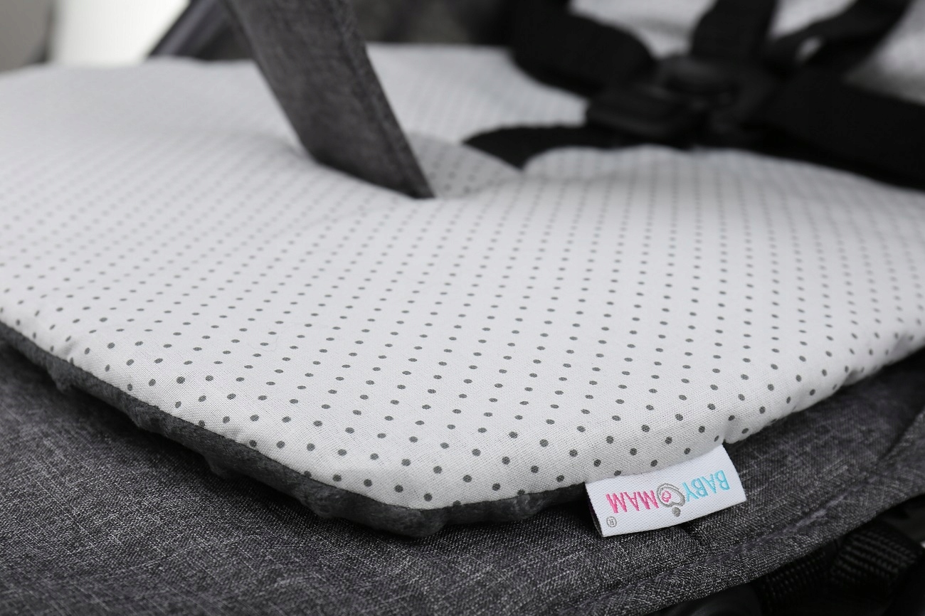 WKŁADKA DO WÓZKA SPACERÓWKI MINKY BAWEŁNA DWUSTRONNA BABYMAM Stan opakowania oryginalne