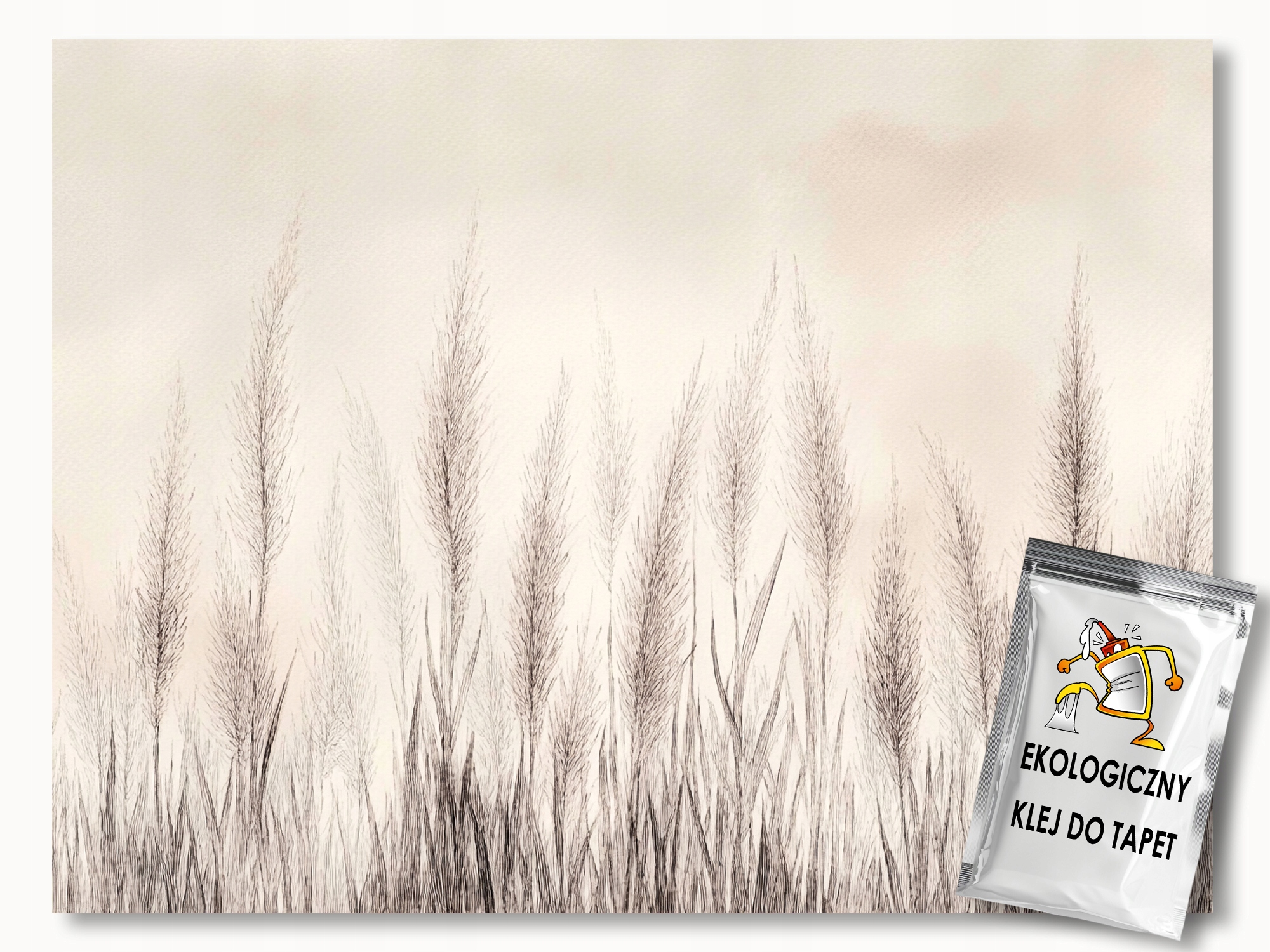 Fototapeta Flizelina Příroda Tráva Trávy Béžová Hnědá 416x254 lepidlo