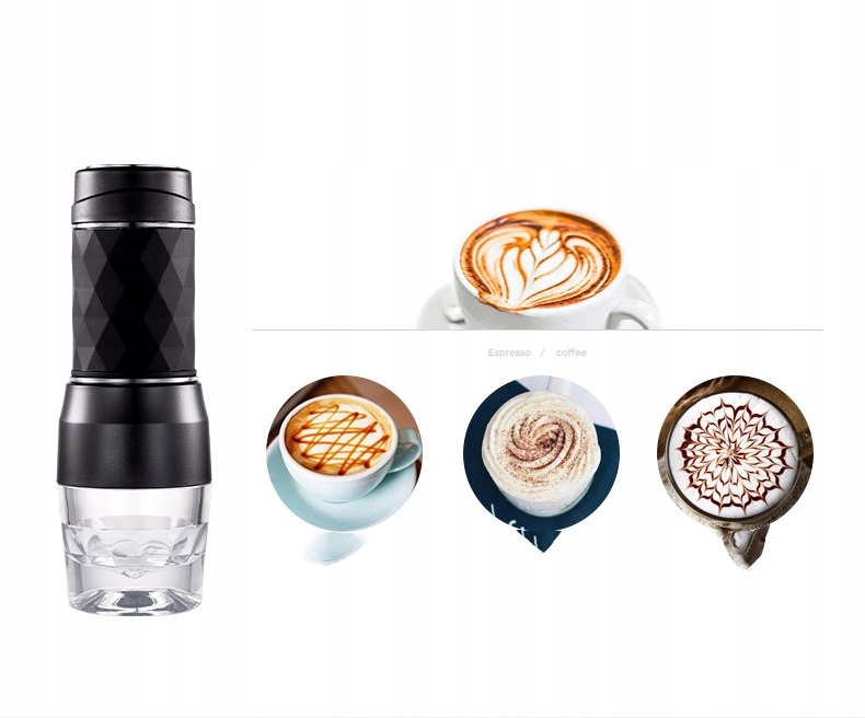 Mini portable manual espresso machine Rodzaje regulacji aromat kawy