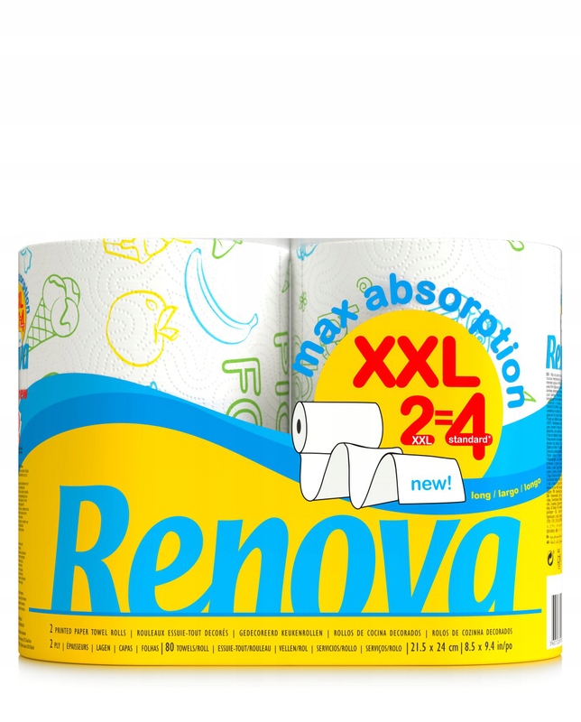 

Ręczniki kuchenne Renova Max Absorption XXL 2szt