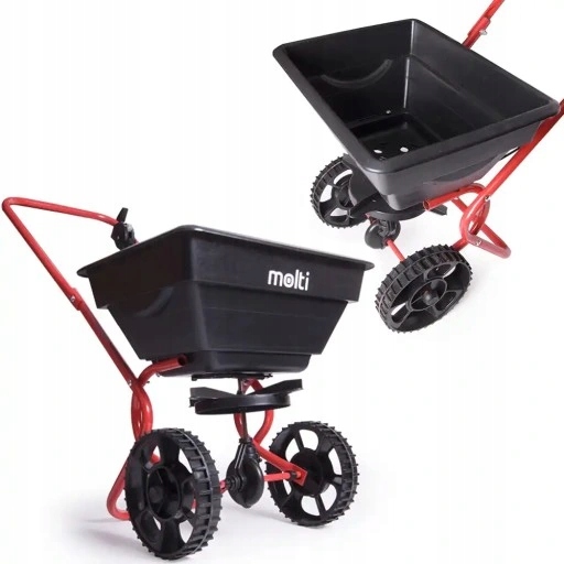 Siewnik rozsiewacz trawy 14l soli piasku do nawozu nasion rozrzutnik ręczny