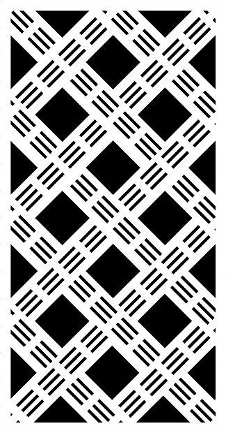 Malířská šablona na omítky 92 cm Architektonický beton Omítka