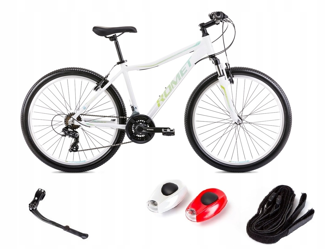 ROWER GÓRSKI MTB ROMET JOLENE 6.0 26 SHIMANO ALU OŚWIETLENIE STOPKA GRATIS