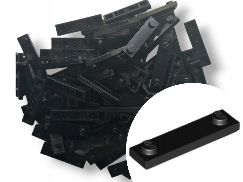 

Lego 41740 Tile Płytka 1x4 Czarny Black 20szt