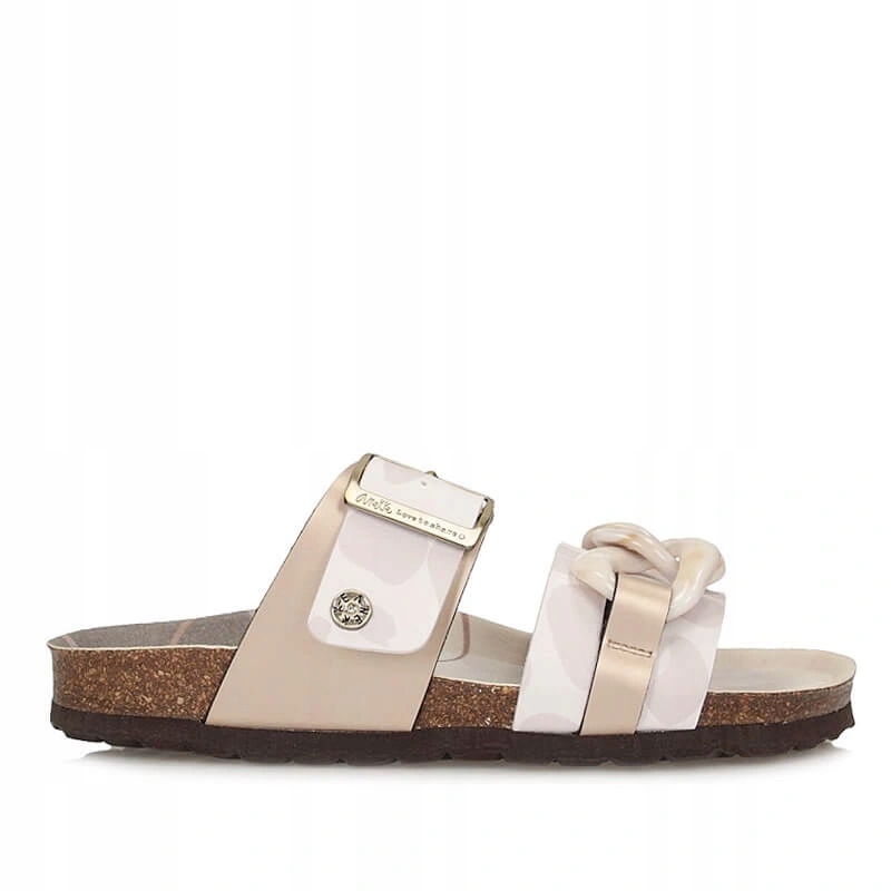 Nazouváky pantofle Anekke 42391-463 Vitoria 423 Beige béžové