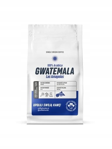 Guatemala Las Amapolas Káva Zrnková 3 x 1 kg Coffee Hunter Sp. z o.o.