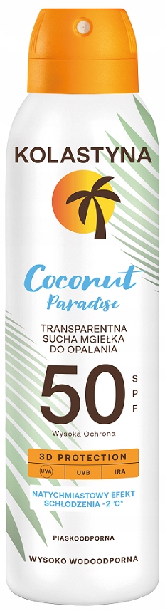 KOLASTYNA SUN Mgiełka do opalania COCONUT PARADISE SPF 50 SPF 150 ml Marka Kolastyna