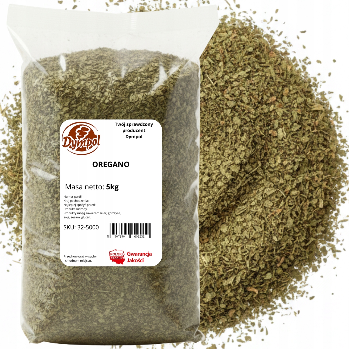 Levně Oregano Sušené listy Aromatické přírodní Koření Kvalita Premium 5 kg