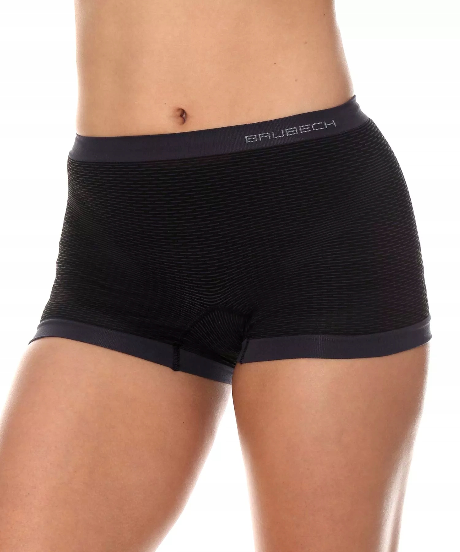 Brubeck Bokserki damskie BASE LAYER grafitowe M