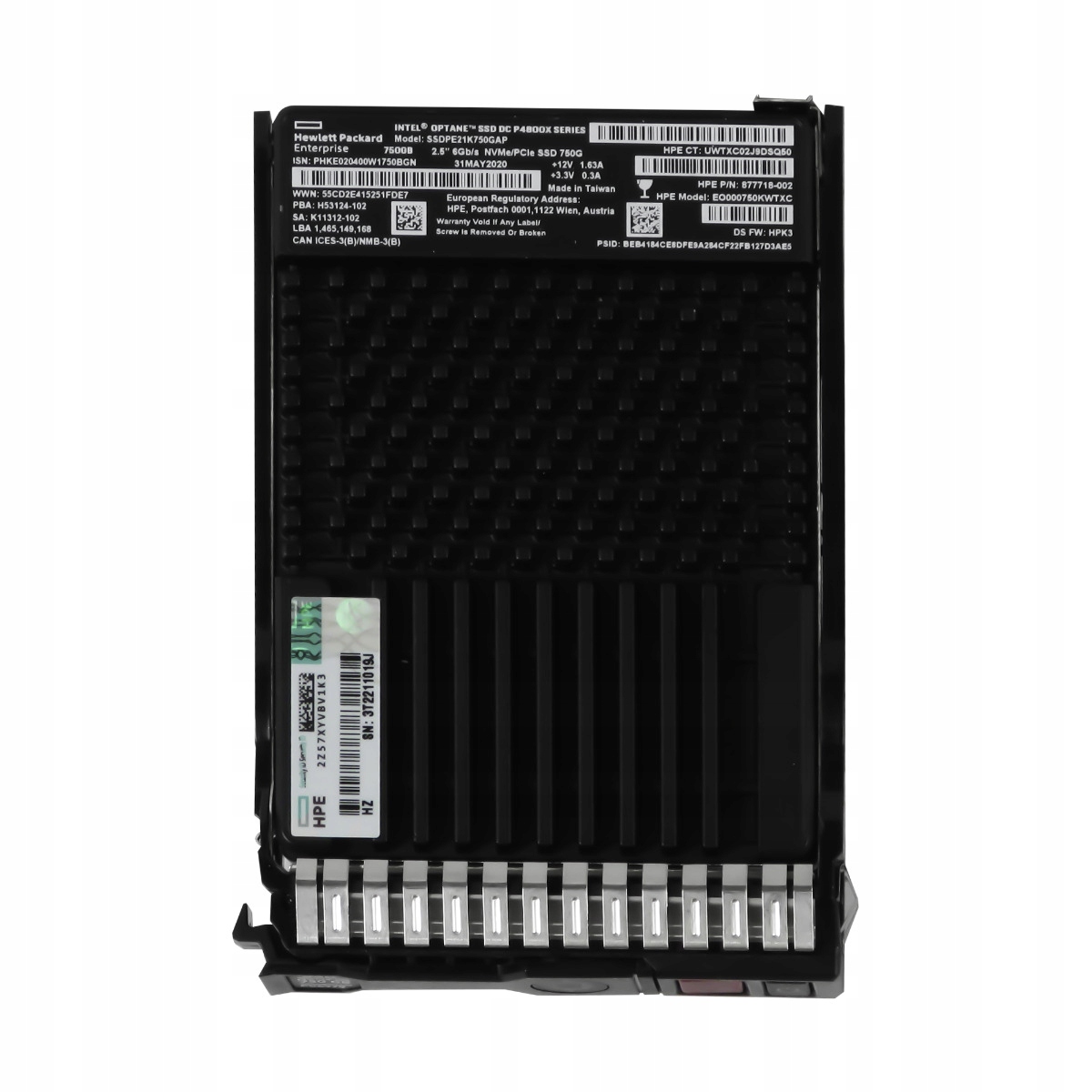Hp 877718-002 P06979-001 750GB Tlc SAS-3 2.5'' SSDPE21K750GAP