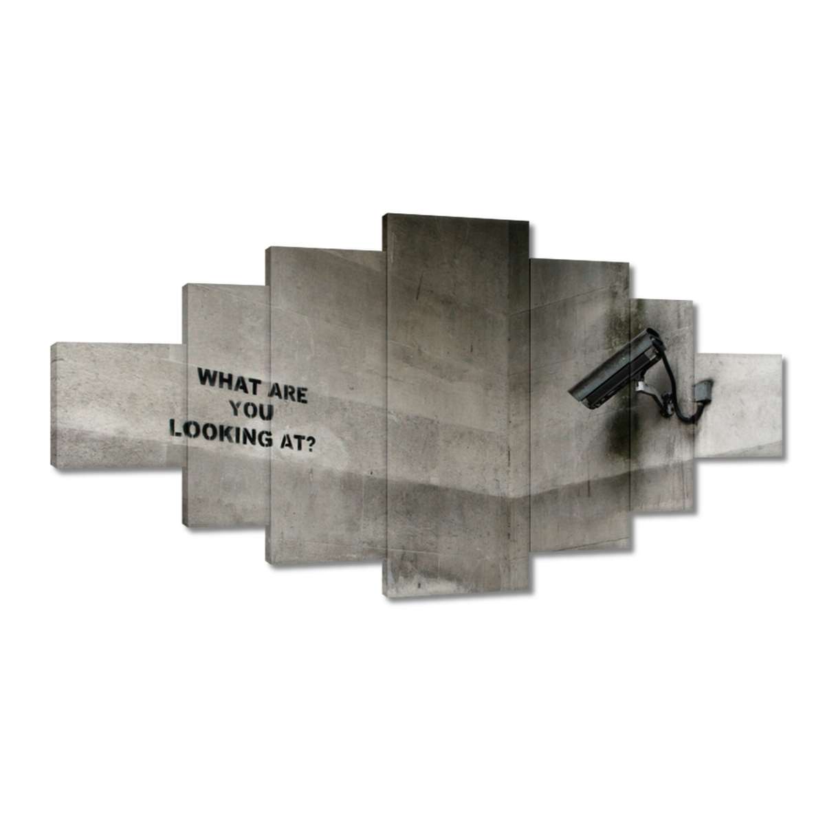 Obrazy 200x100 Banksy Kamera Graffiti