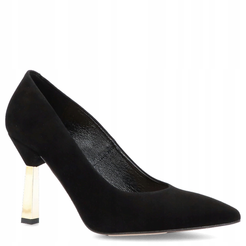 Špendlíky s kontrastním podpatkem Kotyl 8509 Černé 39