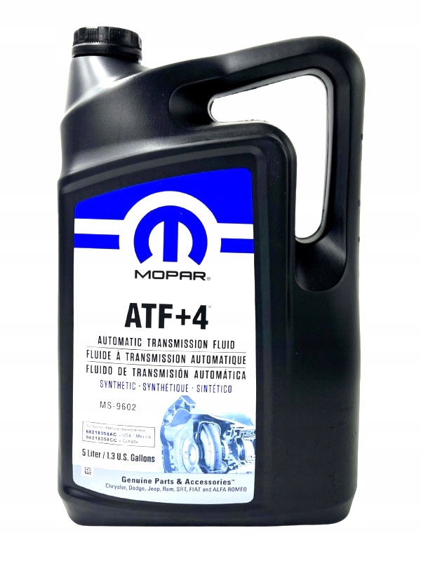 Olej Mopar ATF+4 červený 5L Jeep Dodge Chrysler
