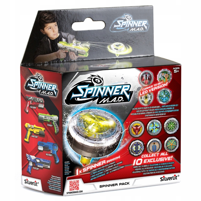 

Silverlit Spinner MIX Kolorów Dodatki S86340