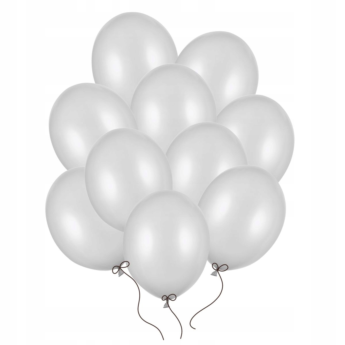 

Balony Srebrne metaliczne mocne 27cm 50szt