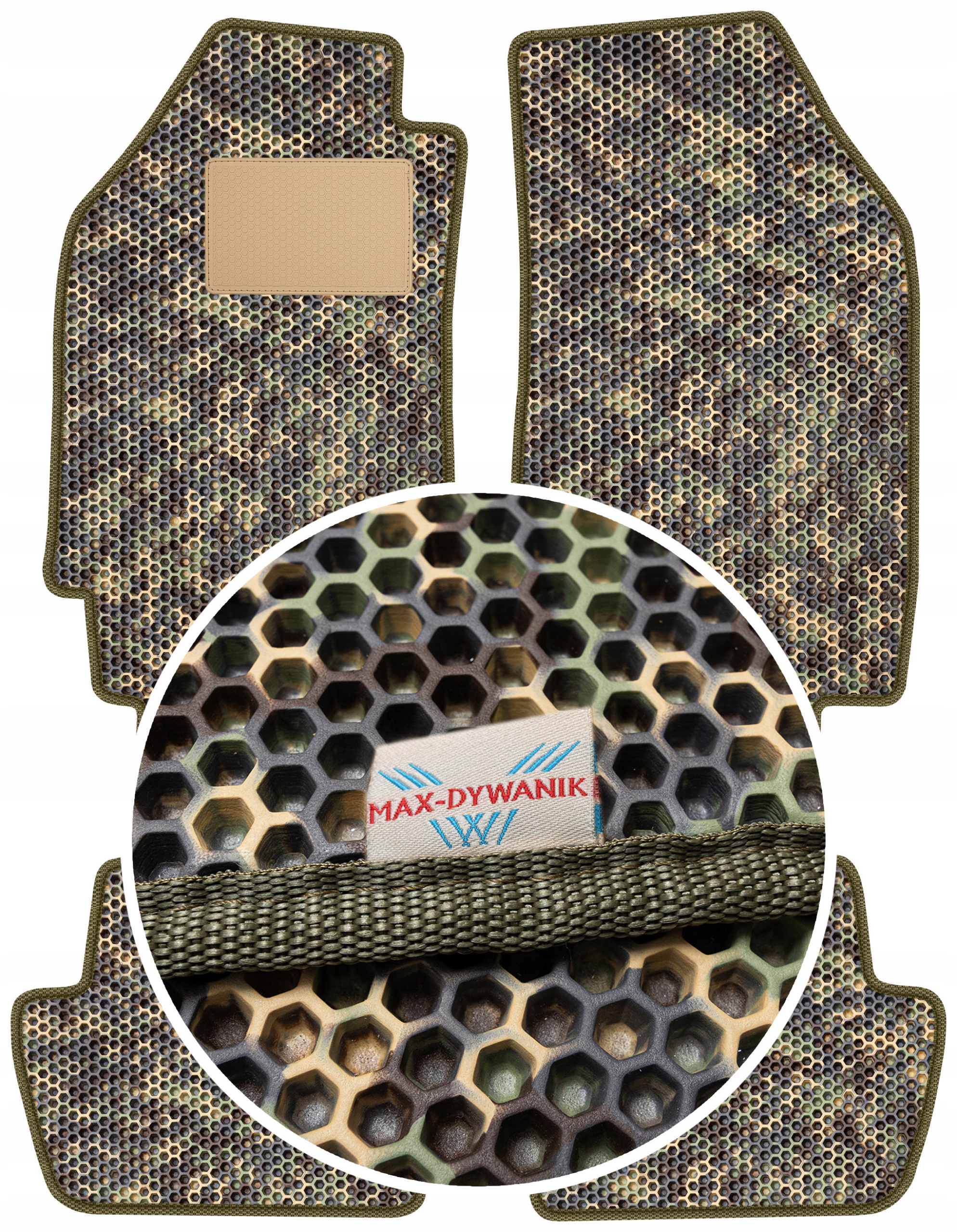 Chevrolet Spark III 2010-2015 Gumové rohože do auta Eva Moro