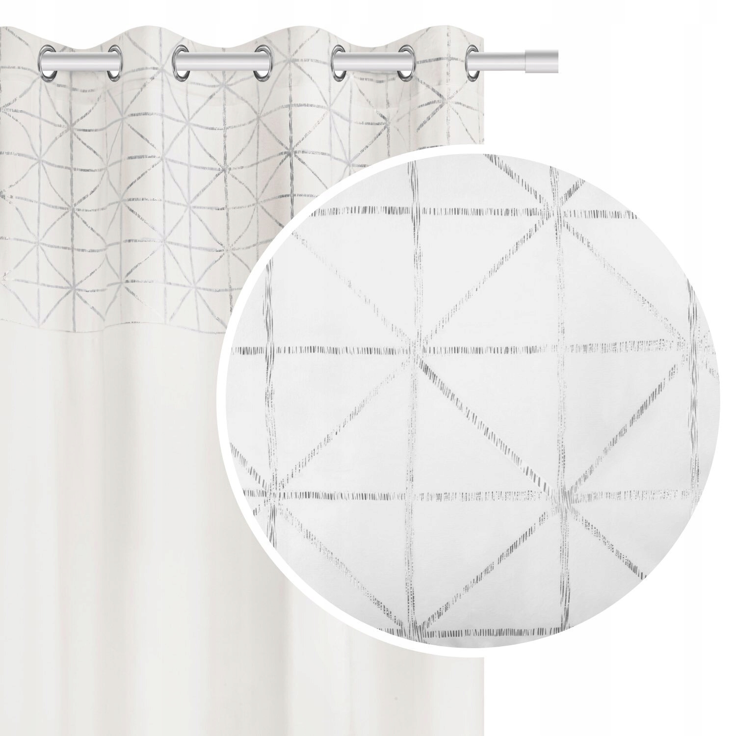 

Zasłony Glossy 140x180 Welurowe Kółka Przelotki