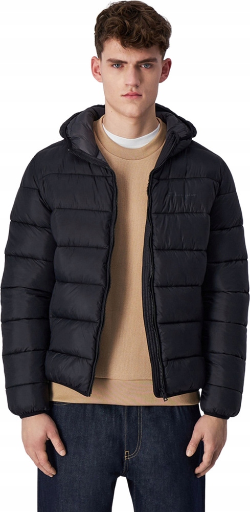 Pánská Bunda Champion Hooded Černá 220342 KK001 vel. L