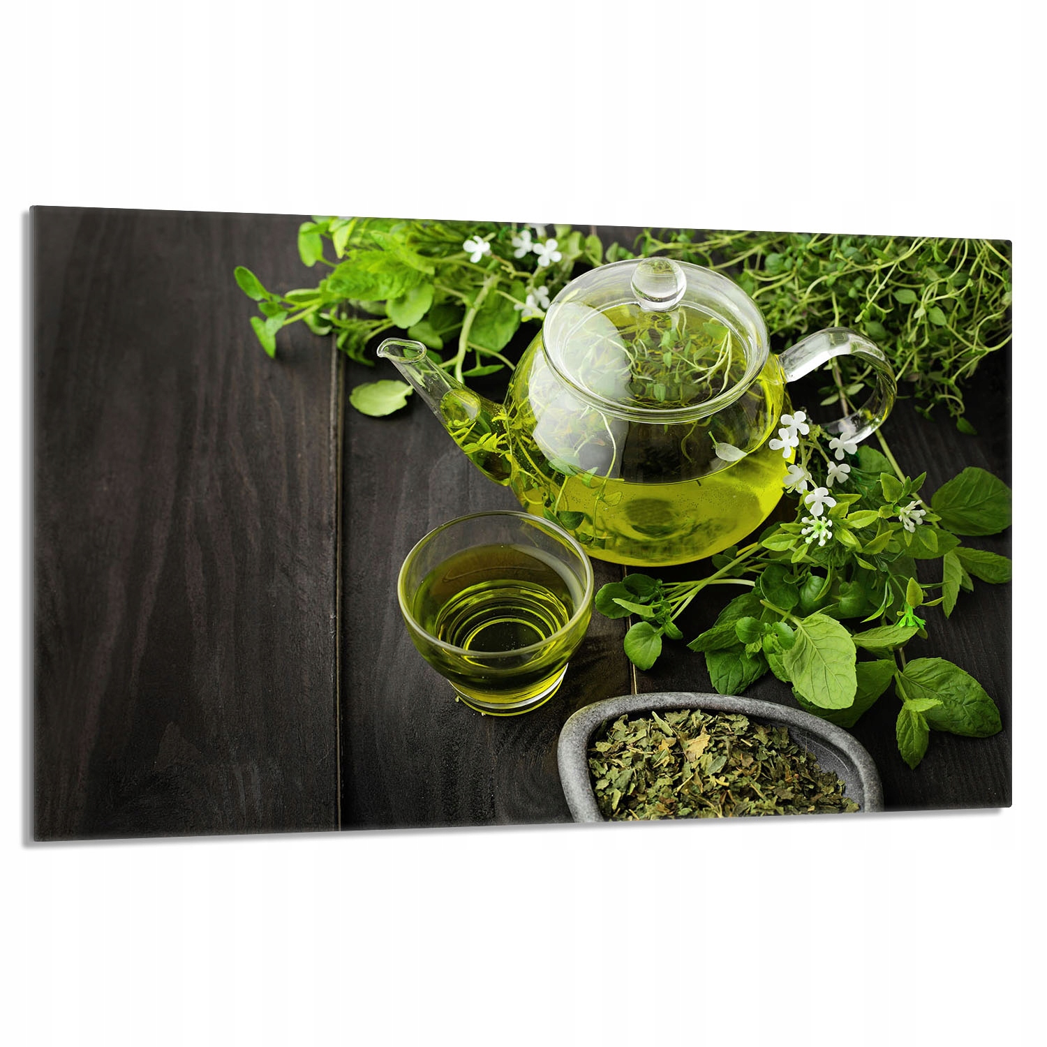 Skleněná ochranná deska na sporák 80x52 Nápoj do kuchyně