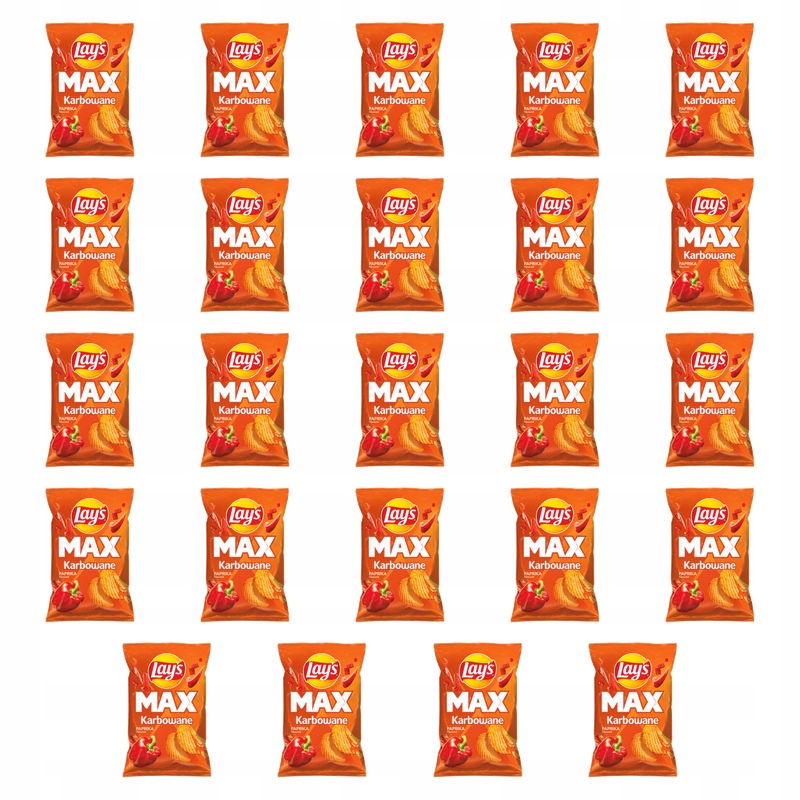 Lay's Max Karbowane paprika 120g X24