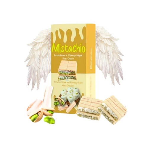 2x Mistachio Angel Hair s bílou čokoládou Dubai 80 g