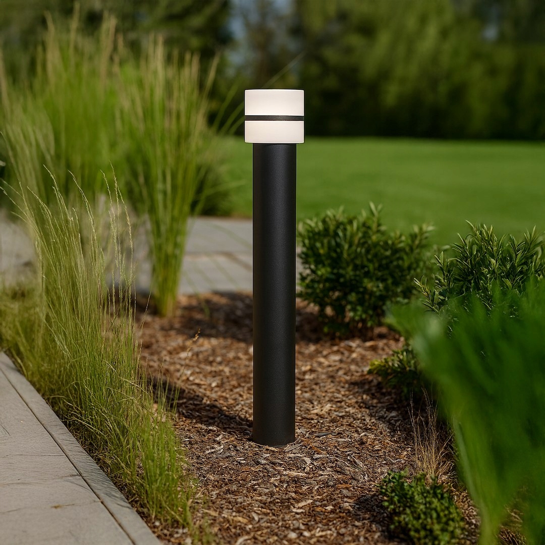 Zahradní sloupek Eko-Light Mia Černý 1xE27 IP44