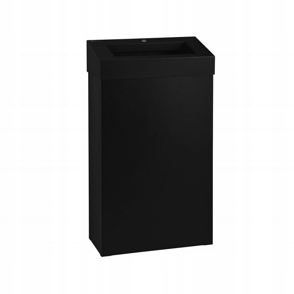 Koš závěsný otevřený Stella 27 l nerez černý