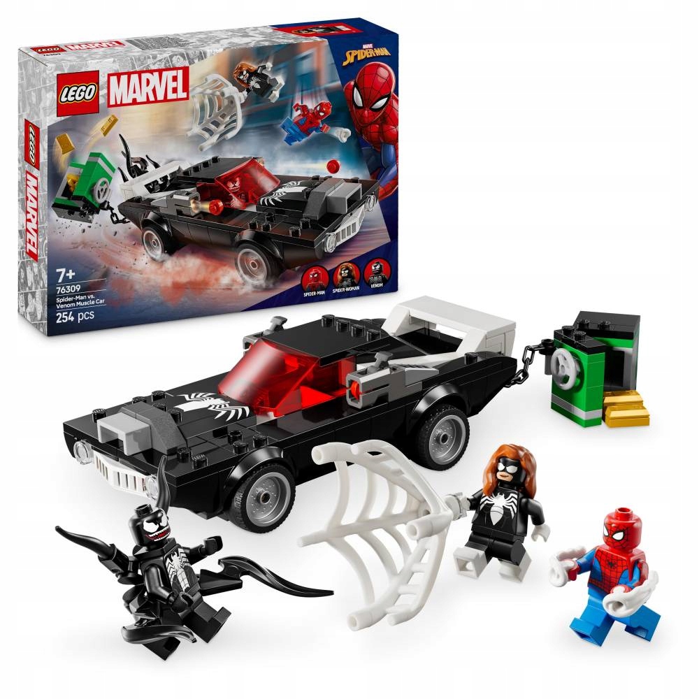 Lego Marvel Heroes Spider-Man vs. Venomův muscle car 76309