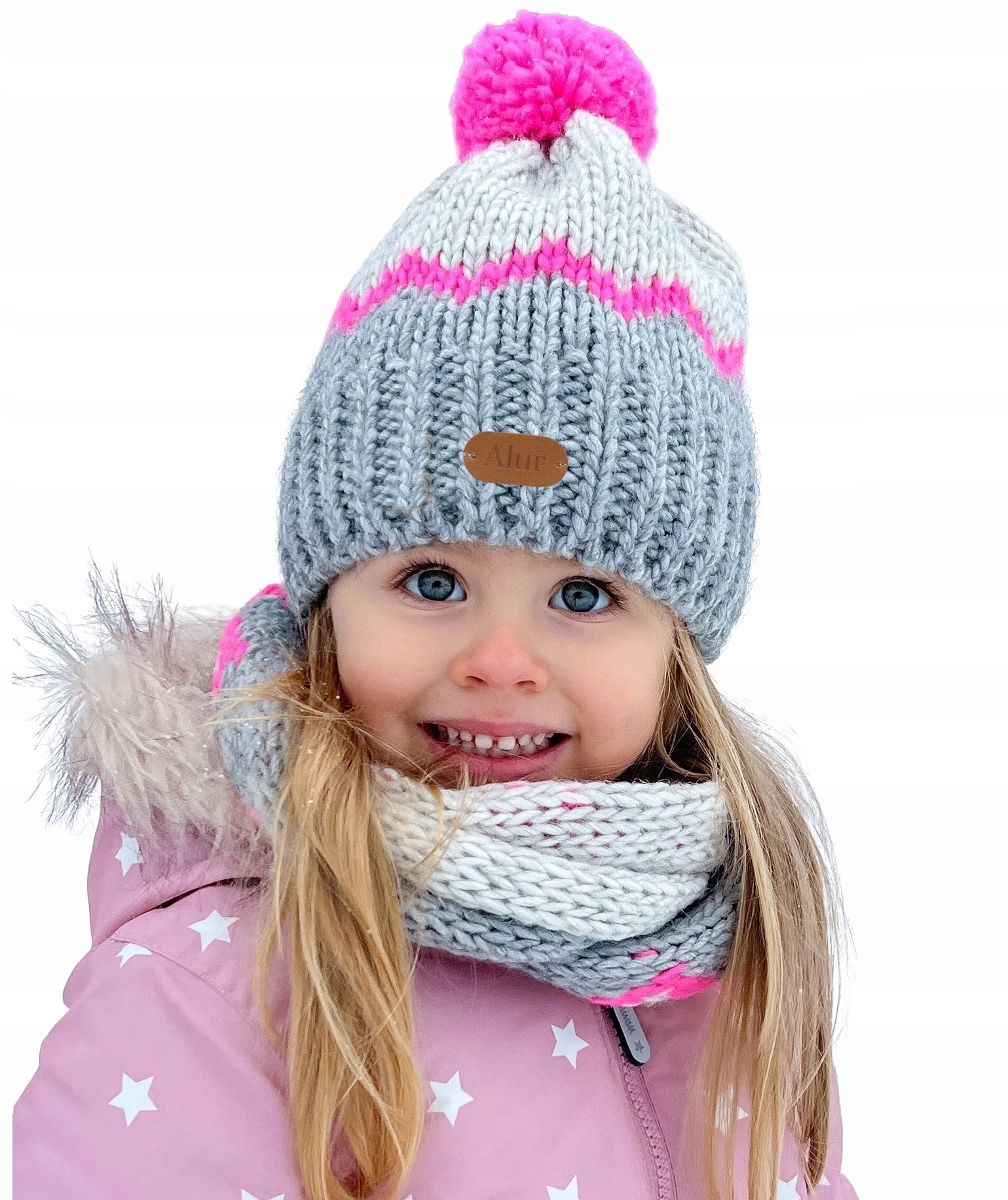 

Norweski komplet zimowy dla dziewczynki Polski AD2