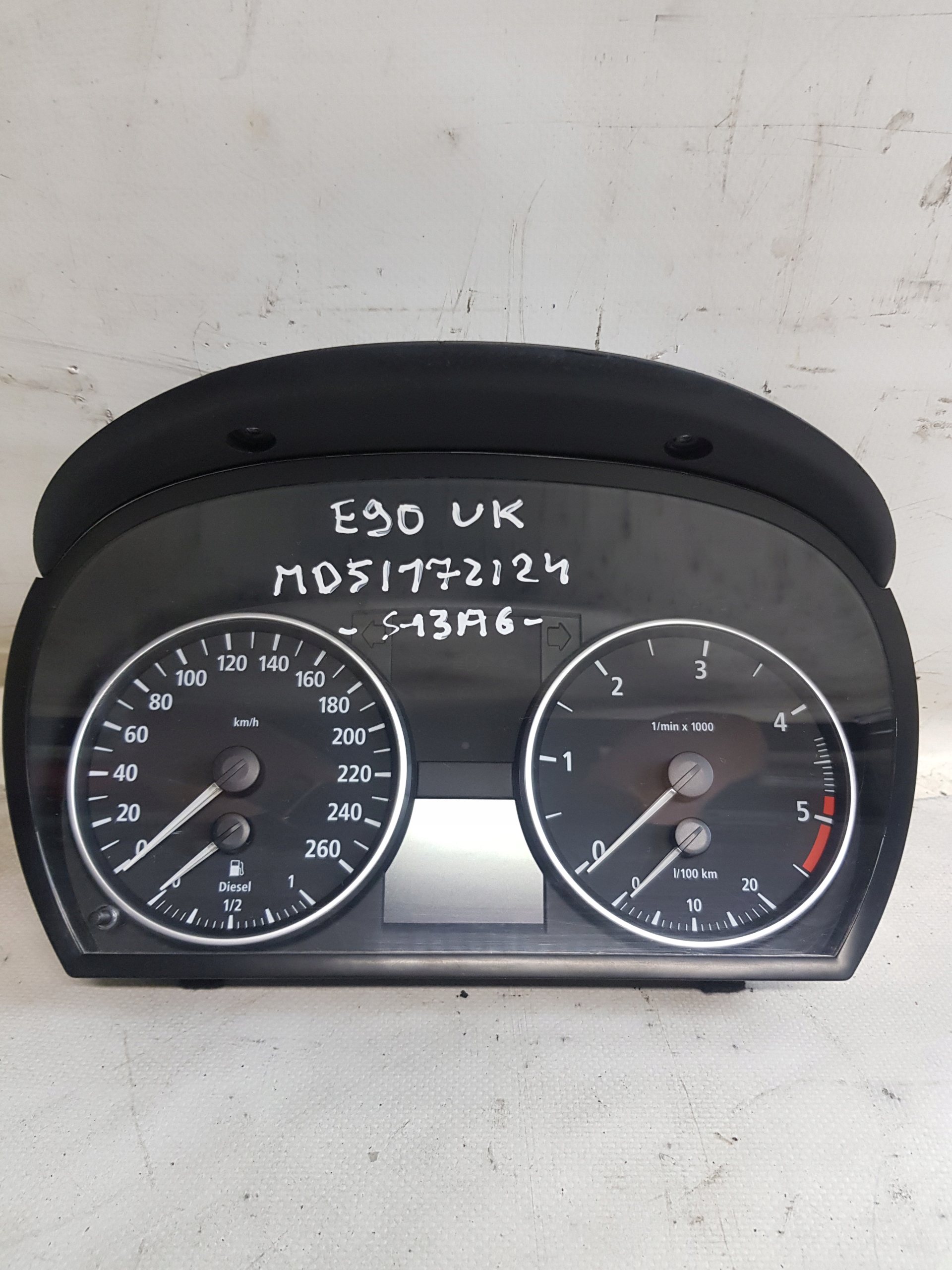 dials dials BMW E90 UK 2.0 DIESEL 6974659-01