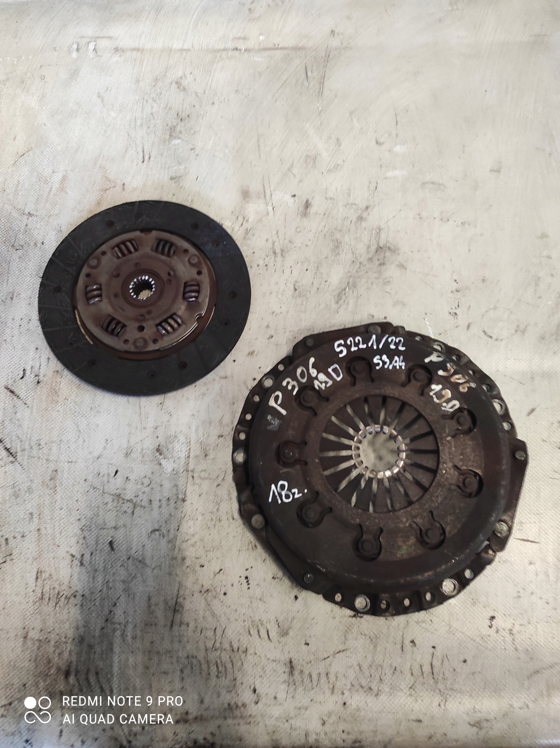 clutch complete sztywne wheel Peugeot 306 1.9 D