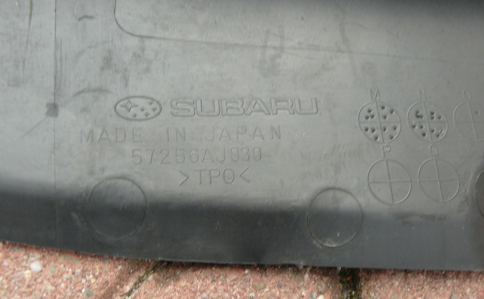 Blende Abdeckung Schalldämmung des Kotflügels links SUBARU LEGACY V 5