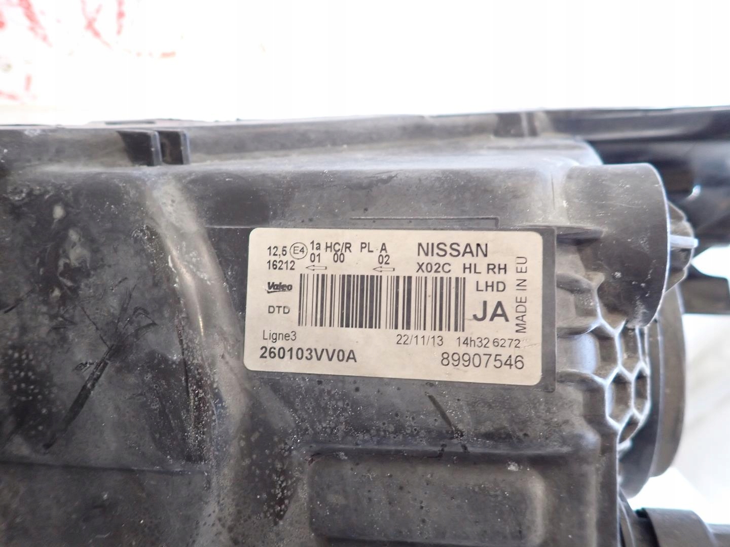 light front front right NISSAN NOTE II 2013- 260103VV0A