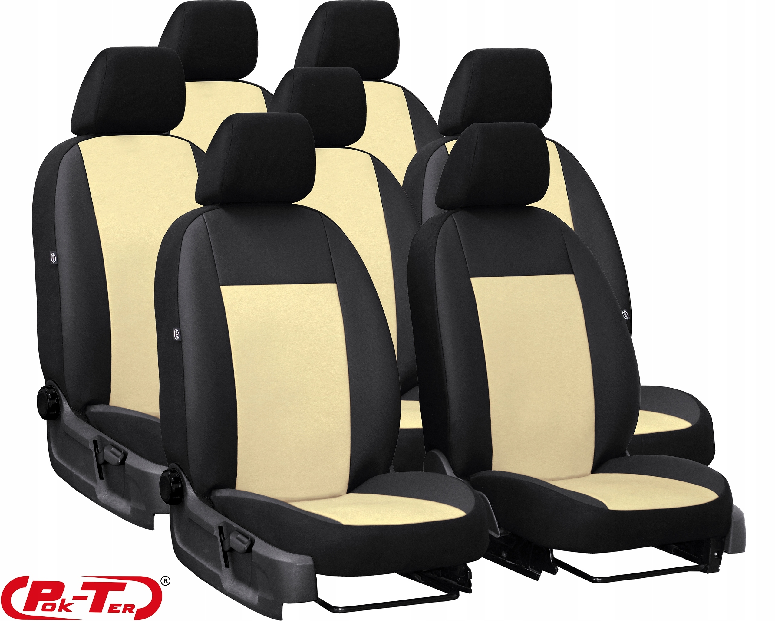 SKÓRZANE POKROWCE MIAROWE DO DACIA LODGY FL 7m Producent Pok-ter