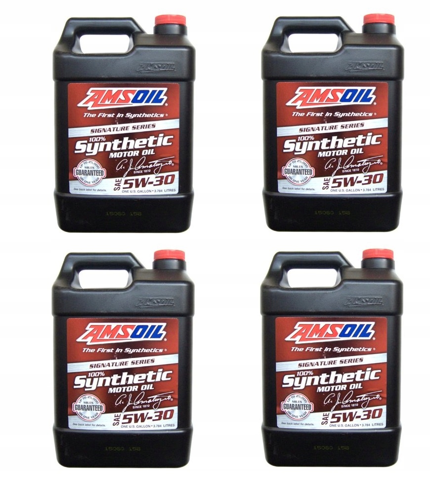 4x Syntetický motorový olej 5W30 Amsoil Signature 3,8L Dodge Jeep