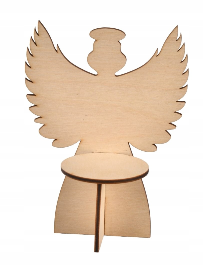 

Drewniana Podstawka Pod Świecę Decoupage