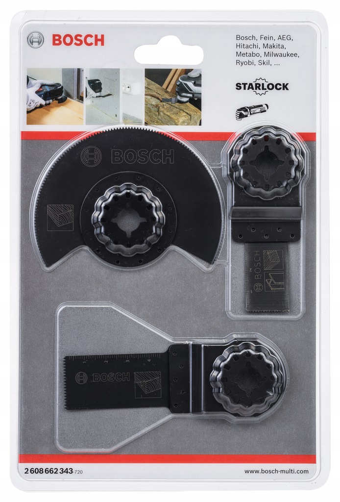 

Zestaw 3 sztuk Osprzętu Do Gop Pmf Bosch Starlock
