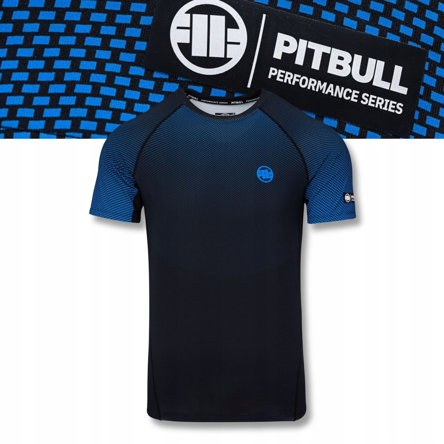 Pánský krátký rashguard Pitbull – technické sportovní tričko Ranked
