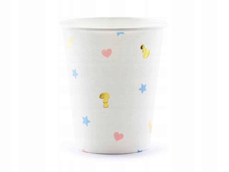 Kubki kubek papierowy urodziny 200 ml 6 szt wzory