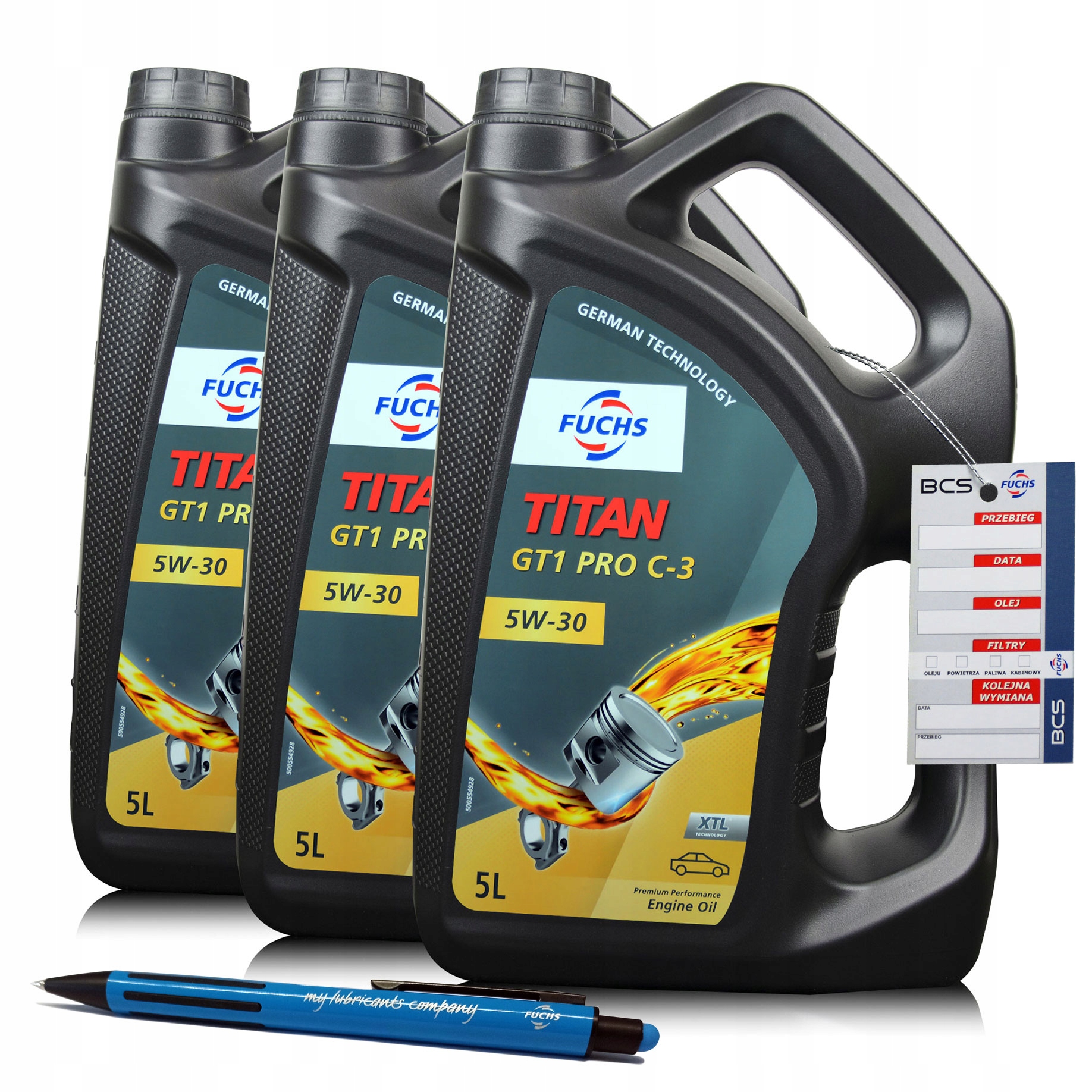 

Olej Fuchs Titan GT1 Pro C3 5W30 Xtl 15L Dystr.